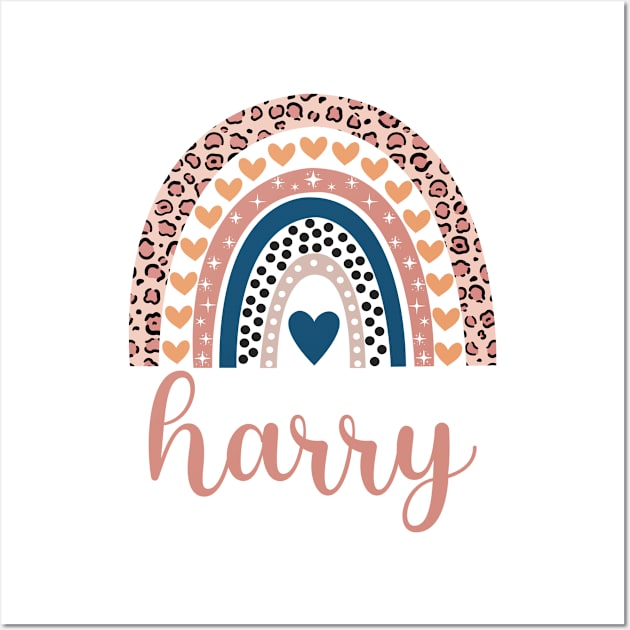 Harry Name Birthday Wall Art by CreativeShirt